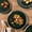 Earth Green, variant on 8, 24 Pieces Stoneware Plates and Bowls Sets, Scratch Resistant Dishes, Dishwasher & Microwave Safe, Reactive Glaze-Green Wheat