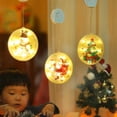 thumbnail image 4 of Guirnalda de luces Led con ventosas, adornos navideños para el hogar, guirnalda colgante, Adornos de árbol de Navidad, Navidad 2020, Año Nuevo 2021, 4 of 4