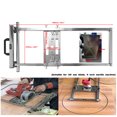 thumbnail image 4 of Amdohai Multifunction Electricity Circular Saw Trimmer Machine Guide Positioning Cutting Board Tools Woodworking Router, 4 of 8