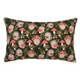 thumbnail image 1 of Balery Edgehog and Mushrooms Funda de Cojín Estampada, Regalos para Mujeres, Regalos de Amor para Ella, Regalos para Novia o Esposa, Funda de Almohada-14"x20", 1 of 6
