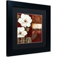 thumbnail image 2 of Trademark Fine Art "Flores Blancas III" Canvas Art by Color Bakery Black Matte, Black Frame, 2 of 4