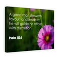thumbnail image 5 of Scripture Walls Psalm 112:5 Good Man Bible Verse Canvas Christian Wall Art Ready to Hang Unframed, 5 of 10