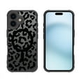 thumbnail image 5 of Kryonix For iPhone 16 Pro Max Case Magnetic, Leopard Print Matte Phone Case with MagSafe Compatible for 12-16 Series, Black/White/Red, 5 of 6