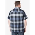 thumbnail image 3 of KingSize Men's Big & Tall Wrinkle-Resistant Short Sleeve Button Down, Printed, 3 of 6