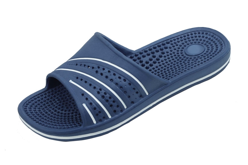 blue open toe sandals