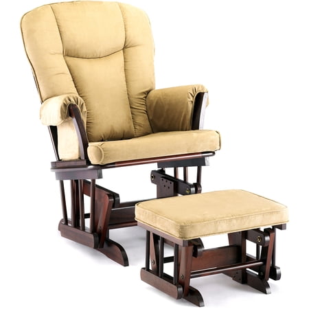 Sleigh Style Glider with Matching Ottoman