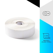 Zebra 1.25 x 1 in Direct Thermal Paper Labels Z-Perform 2000D Permanent Adhesive Shipping Labels - 1 in Core - 6 Rolls