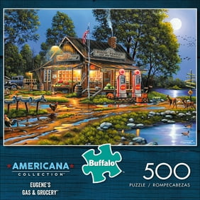 Buffalo Games Americana - Eugene's Gas & Grocery 500 Pieces Jigsaw Puzzle