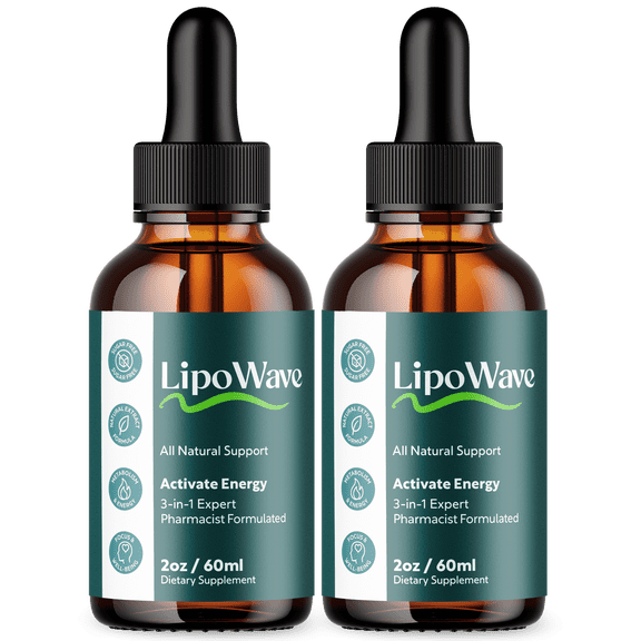 LipoWave Advanced Formula Drops Supporting Your Active Lifesyle Naturally Lipo Wave 60 Servings