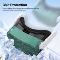 thumbnail image 3 of Host Case Shell Funda Silicona A Prueba Caídas para Accesorios Meta Quest 3S () Verde, 3 of 9