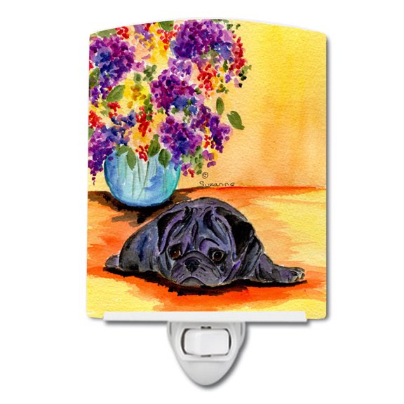 Pug Ceramic Night Light