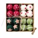 thumbnail image 1 of Adornos de bolas de Navidad Perfecl 16 piezas Rojo Verde, 1 of 8