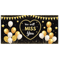 thumbnail image 2 of Gold Stars Farewell Banner Heart Design Glitter Balloons for Goodbye Party Retirement Event Indoor Celebration, 2 of 7