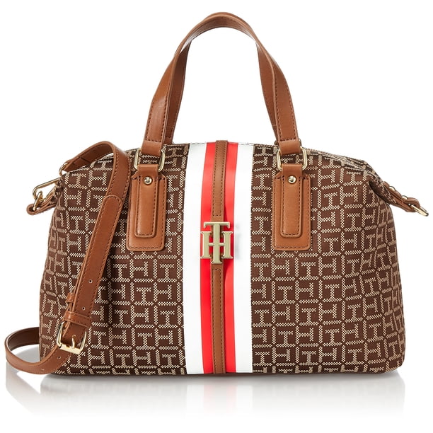Bolso Tommy Hilfiger Jaden Satchel Crossbody Chestnut
