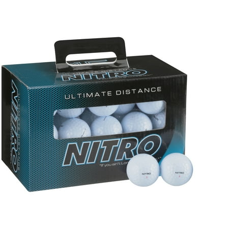 Nitro Golf Ultimate Distance Golf Balls, 45 Pack (Best Rated Golf Balls For The Money)