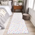 thumbnail image 4 of Runner Rug 2'x6', Colorful Polka Dot Washable Non-Slip Hallway Runner Rugs, Modern Minimalist Geometric Bedside Rugs Floor Mats Carpet Runners for Kitchen Bathroom Laundry Room, 4 of 8