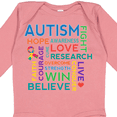 thumbnail image 4 of Inktastic Autism Support slogan Boys or Girls Long Sleeve Baby Bodysuit, 4 of 5
