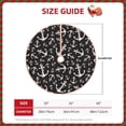 thumbnail image 4 of Kll Anchor Christmas Tree Skirt 30",Party Decorations Farmhouse For Christmas Decorations Holiday Party, 4 of 8