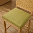 thumbnail image 4 of Bar Stools Set of 2, LEGAHOME 28" Bar Height Bar Stool, Farmhouse Linen Upholstered Bar Stool with Cane Back, Wood Bar Chairs for Kitchen Island Dining Room, Suitable for 40"-42" Table, Green, 4 of 9
