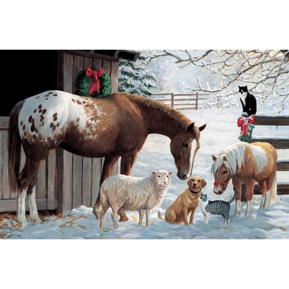 Cobble Hill - Barnyard Greetings - 35 Piece Tray Puzzle