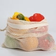thumbnail image 7 of Bobasndm Mesh Tote Reusable  Cotton Mesh Fruit Vegetable Bag Pouch Wear-resistant Fashion for Daily Life, 7 of 7