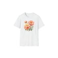 thumbnail image 3 of Camiseta de peonía, camiseta de flores silvestres, peonías, estampado floral, regalo para amantes de las peonías, camiseta unisex con peonía rosa y flor de acuarela, regalo para madre, camiseta de mod, 3 of 7