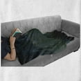 thumbnail image 6 of Sky Soft Flannel Fleece Blanket, Milky Way Photography Universe from Sabah Borneo East Malaysia South Eastern Asia, Cozy Plush for Indoor and Outdoor Use, 70" x 90", Pale Green Black, by Ambesonne, 6 of 6