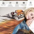 thumbnail image 3 of COMIO  Tiger Blanket Tiger Throw Blankets Cozy Flannel Blanket Plush Lightweight Blanket Tiger Decor Bedding Gifts for Men Women Girls Boys Kids Teens Adults for Couch Sofa Bed, 3 of 6