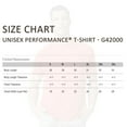 thumbnail image 4 of Gildan Unisex Short Sleeve T-Shirt 100% Polyester Breathable Modern Classic Fit Tee (Orange, M), 4 of 6