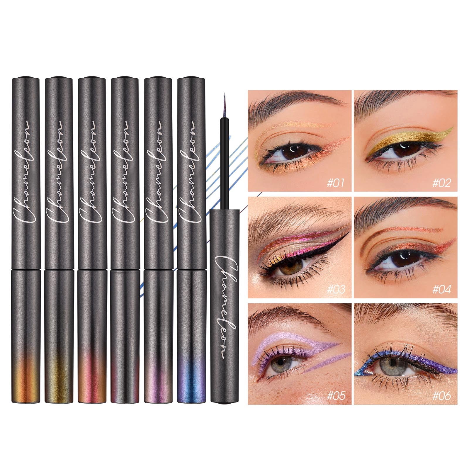 Eye Liner Stamper Eye Pencil Glitter Body Spray Brow Highlighter Pencil Hidden Cosmetics Makeup Pencil Sharpeners Korean Makeup Products Eye Liners Pencil Makeup for Eyes Glitter Liner