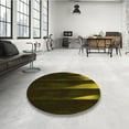 thumbnail image 4 of Ahgly Company Machine Washable Indoor Rectangle Transitional Dark Bronze Brown Area Rugs, 3' x 5', 4 of 7