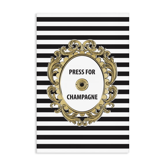 Stupell Industries Art Deco Press For Champagne Celebration Canvas Art, 16 x 24, by Martina Pavlova