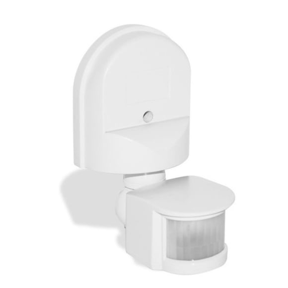 Sensor De Movimiento De Pared Sanelec Alcance 12m Rango 180 Iluminacion Detector Para Exterior