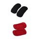 thumbnail image 1 of Cubiertas para reposabrazos de silla perfecl 2 pares poliéster Rojo negro, 1 of 8