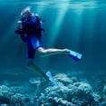 thumbnail image 2 of Aletas de natación, aletas de snorkel de hoja corta para entrenamiento y buceo, 2 of 7