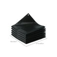 thumbnail image 3 of KTFgvq Heavy-Duty Tarpaulin Water-Resistant Sunproof Reinforced Cover Sturdy Fabric for Outdoor Truck Canopy Storage, Black, 3 of 9