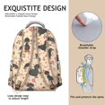 thumbnail image 5 of Cute Small Backpack for School, Lightweight Travel Backpack with Canine and Paw Designs, Ideal for Dog Lover Gifts and Puppy Fans, 5 of 6
