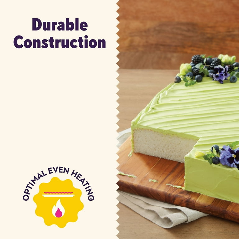 Wilton Aluminum Sheet Cake Pan 11x15x2 Inch Rectangular Baking Pan