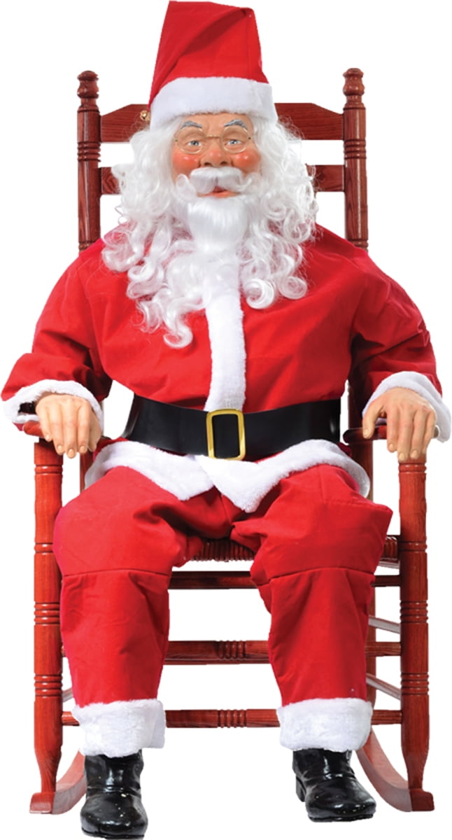 morris costumes mr4124012 rocking chair santa boxed