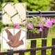 thumbnail image 2 of Jardinera de pared para exteriores, cesta para decoración de interiores de mimbre de hierro, cesta de mimbre para flores, maceta para macetas de pared, cesta para decoración de jardinería del hogar, 2 of 5