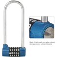 thumbnail image 3 of Cadenas en Alliage à Combinaison 5 Chiffres, Code de Sécurité en Forme de U, Cadenas de Porte d'Armoire Extra Long, Serrure de Casier Réinitialisable, 3 of 5