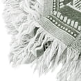 thumbnail image 5 of STP Goods  Elephant Cotton Blanket & Bedspread w/ Fringe green, 5 of 10