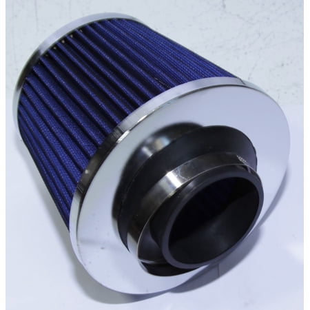 2.5" Cold Air Intake Filter Turbo Application Universal Blue AF K001 250 BL