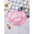 thumbnail image 4 of Hansber Newborn Baby Girl Christmas Ruffle Bloomer Shorts Polka Dots Elastic Waistband Diaper Cover Briefs Pink S/59, 4 of 6