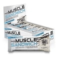 thumbnail image 1 of Caja De Barra Muscle Sandwich Muscle Sandwich Sabor Vainilla 12 pza, 1 of 3