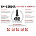 thumbnail image 3 of Autel MaxiTPMS MX Sensor Rubber Stem TPMS Sensor 315MHz/433MHz Universal Tire Replacement Sensor Work With TS401 TS408 TS501 TS508 TS601 TS608 MK808TS MX808TS MS906TS ITS600, 3 of 7