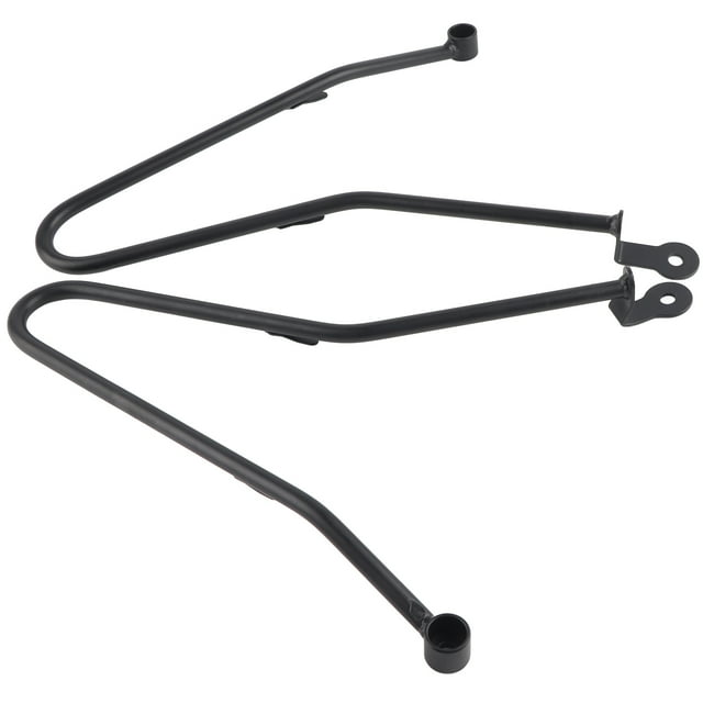 Barras de soporte para alforjas, soporte de montaje de protección apto para Triumph Bonneville T100/Thruxton 900, color negro