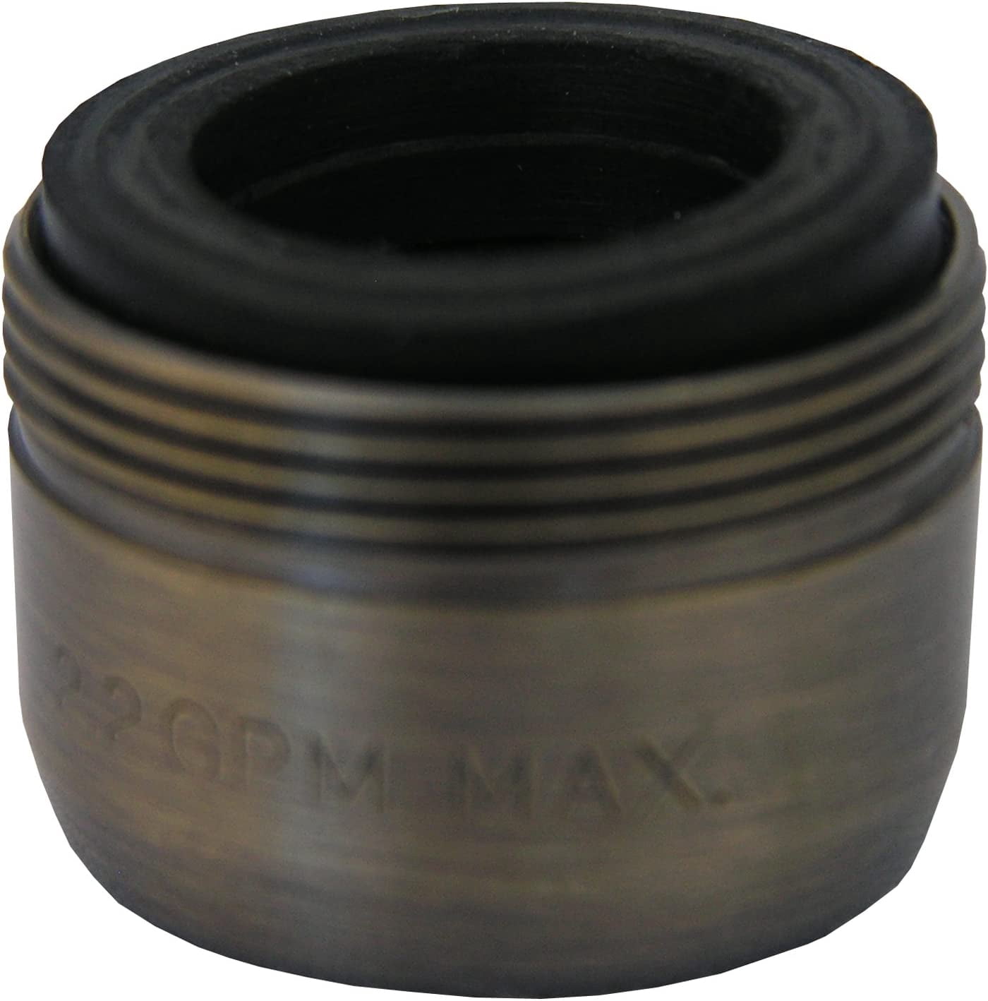 Larsen Supply 113688 2.2GPM Antique Brass Dual Thread Aerator