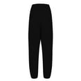 thumbnail image 6 of AherBiu Pajama Pants for Women Elastic High Waisted Joggers Pants Cinch Bottom Sweatpants Trousers, 6 of 6