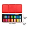 thumbnail image 2 of Watercolor Paint Set, 24 Colors Portable Travel Water Color Palette Kit with Detail Painting Brush, Watercolor Paints, Painting Sets, Art Supplies for Painting, Travel Watercolor Set, 2 of 3